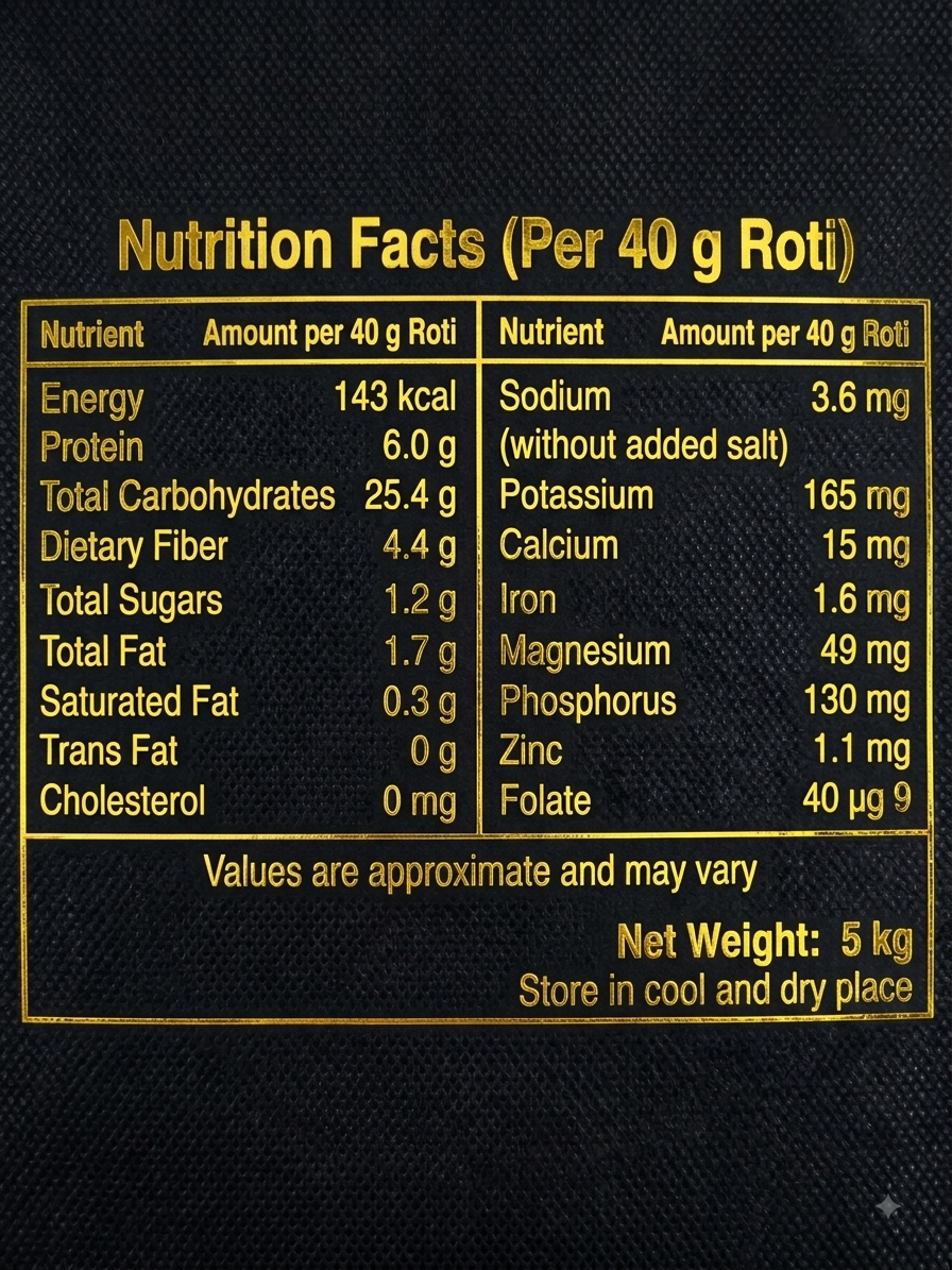 Dietfood.pk Premium Multigrain Atta | 5kg Pack | Low Glycemic Load & High Fiber